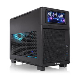 Thermaltake TR200 Caja PC Negro Mini-ITX micro ATX Acero SPCC 17.5 cm CPU 36.5 cm GPU