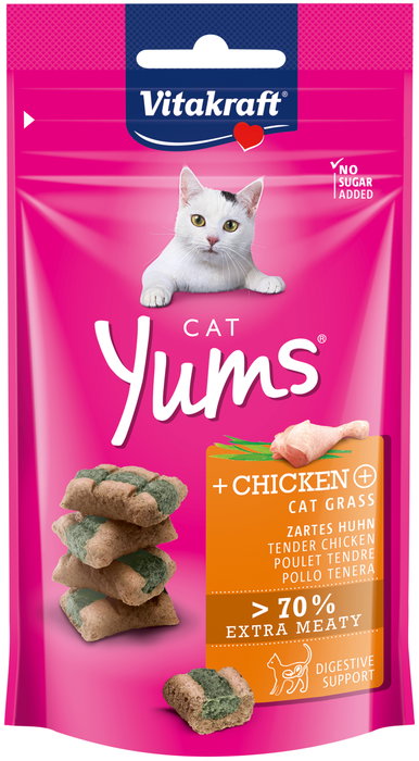 Vitakraft Cat Yums Pollo y Hierba 9x40g Vitakraft Cat Yums Pollo y Hierba 9x40g