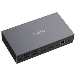 Verbatim USB-C Pro Docking Station CDS-17 de 17 Puertos, Negro/Gris