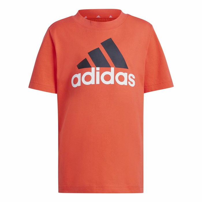 Conjunto Deportivo para Niños Adidas Essentials Negro Multicolor Naranja
