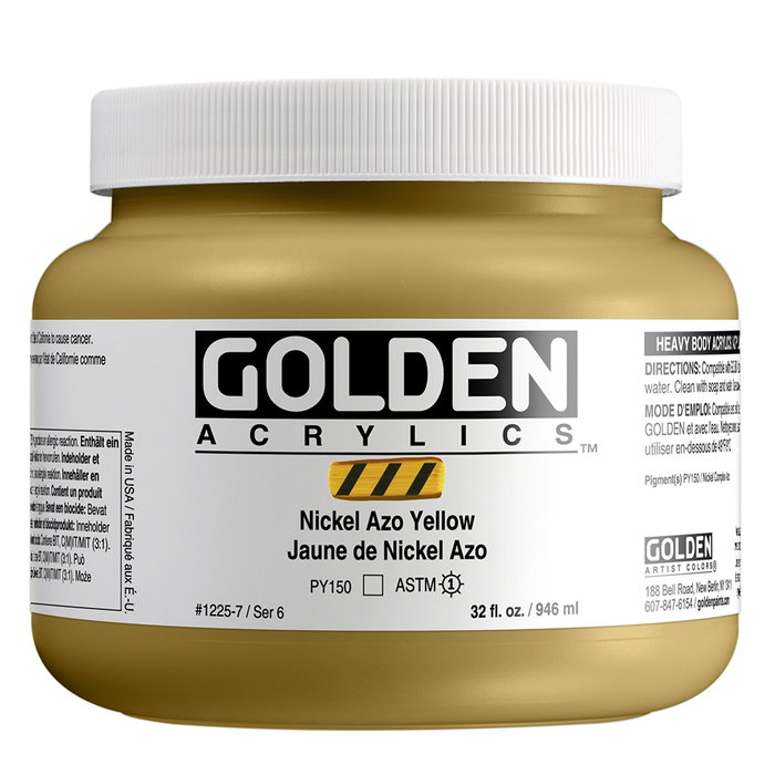 Golden Heavy Body Amarillo Nickel Azo 946 ml Golden Heavy Body Amarillo Nickel Azo 946 ml