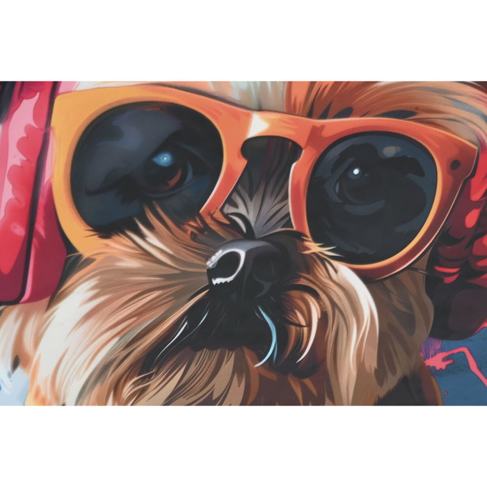 DKD Home Decor Cuadro Aluminio Perrito Gafas Surtido de 2 Unidades (50x50 cm) DKD Home Decor Cuadro Aluminio Perrito Gafas Surtido de 2 Unidades (50x50 cm)