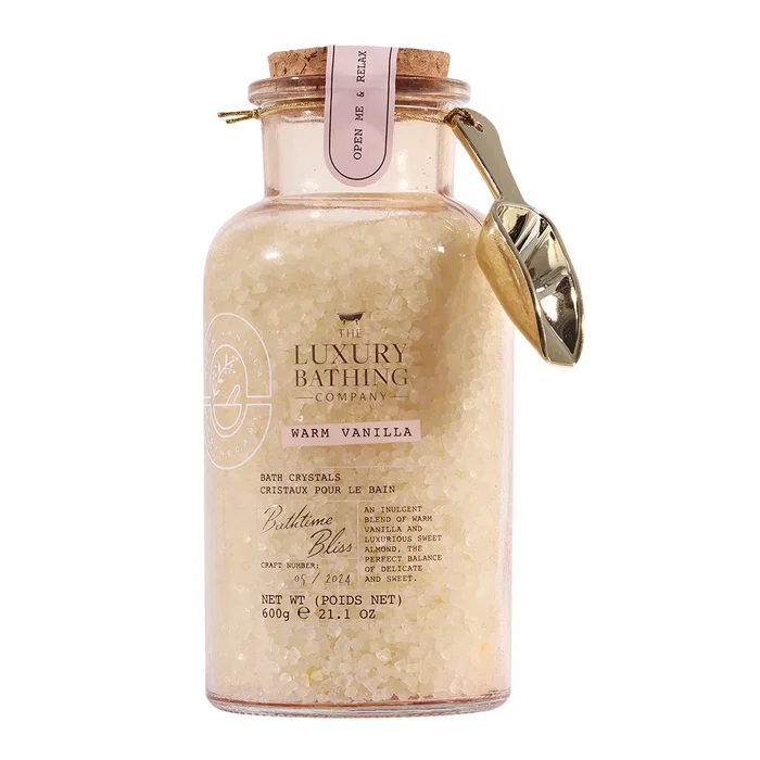The Luxury Bathing Company Sal de baño de Vainilla 600 g The Luxury Bathing Company Sal de baño de Vainilla 600 g