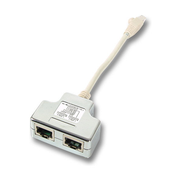 EFB Elektronik Adaptador T Cat.6 K5126.015 Blanco EFB Elektronik Adaptador T Cat.6 K5126.015 Blanco