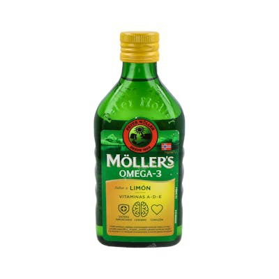 Moller's Aceite de Hígado de Bacalao con Limón 250 Ml