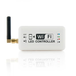 Controlador RGB WiFi 3 Canales x 4A 12/24VDC 144/288W para Tiras LED