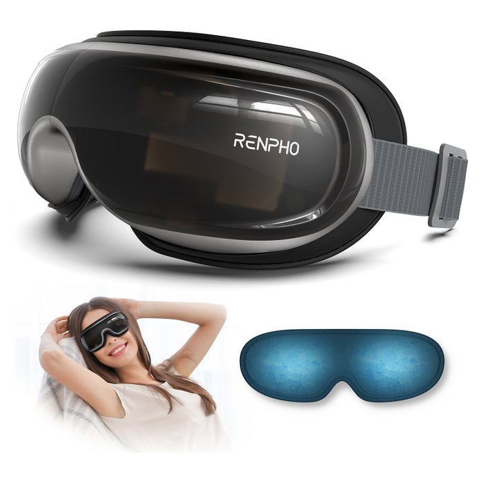 Renpho Eyeris 3 Masajeador Ocular con Control por Voz y Gel Frío - Negro Renpho Eyeris 3 Masajeador Ocular con Control por Voz y Gel Frío - Negro
