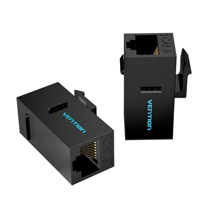 Vention IPGB0 Adaptador Módulo Keystone, Conector RJ45 CAT6 UTP Estándar, Negro