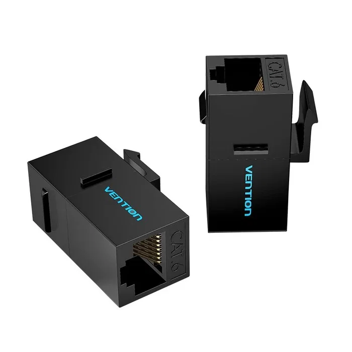 Vention IPGB0 Adaptador RJ45 Cat6 UTP Keystone Jack Negro