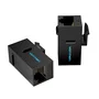 Vention IPGB0 Adaptador RJ45 Cat6 UTP Keystone Jack Negro