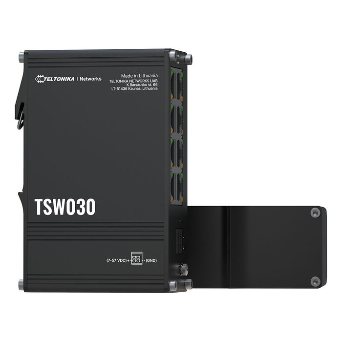 Teltonika TSW030 Switch Ethernet de 8 Puertos RJ45 10/100Mbps No Administrado Montaje Carril DIN