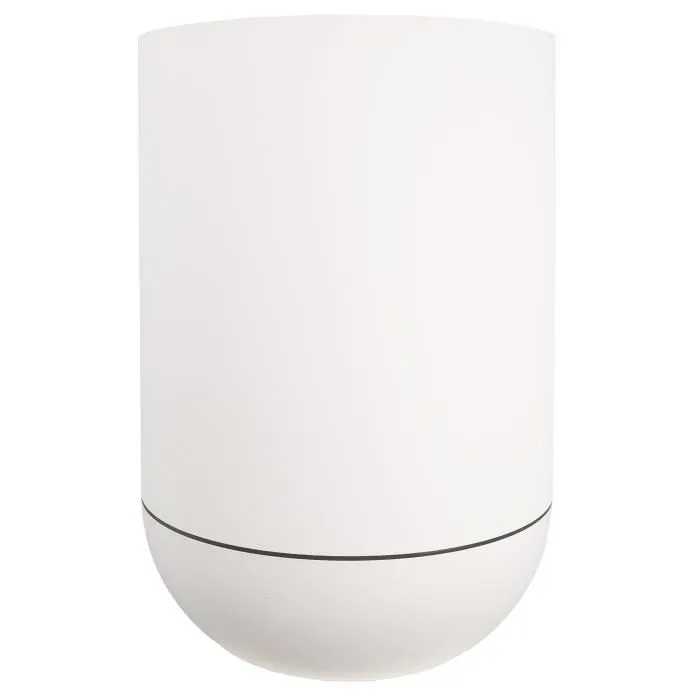 Riviera RIV3580798153029 Jardinera redonda Granit Tulip Plástico Diámetro 50 cm Blanco