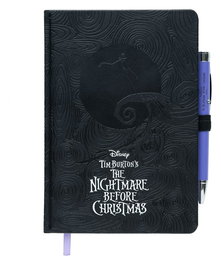Disney Cuaderno Premium con Bolígrafo Proyector Pesadilla antes de Navidad A5