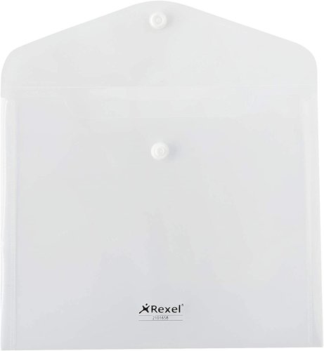 Rexel ICE Popper Portadocumentos con Broche DIN A5 Transparente