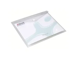 Rexel ICE Popper Portadocumentos Broche DIN A5 Polipropileno Transparente