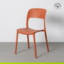 Silla Apilable Teja Pp Contract 58 X 41 X 82 cm (Set de 2)