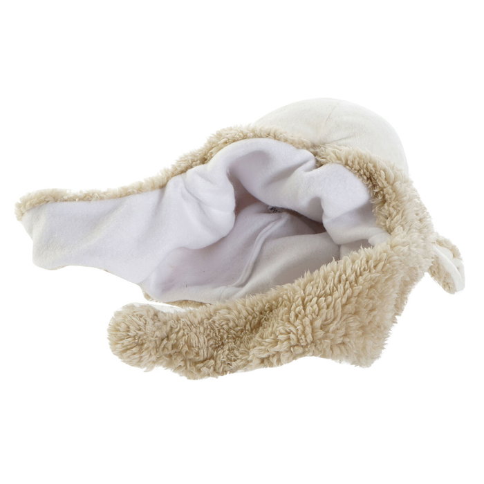 DKD Home Decor Gorro Colección Ovejitas Surtido de 2 Piezas Blanco y Marrón Claro