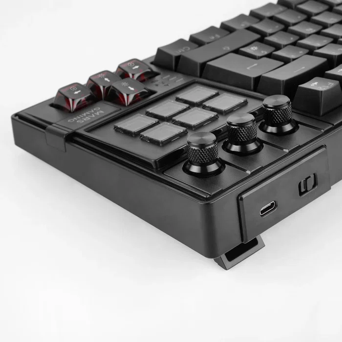 Mars Gaming MK-MASTER Teclado Mecánico TKL con SmartDeck y Switches Rojo