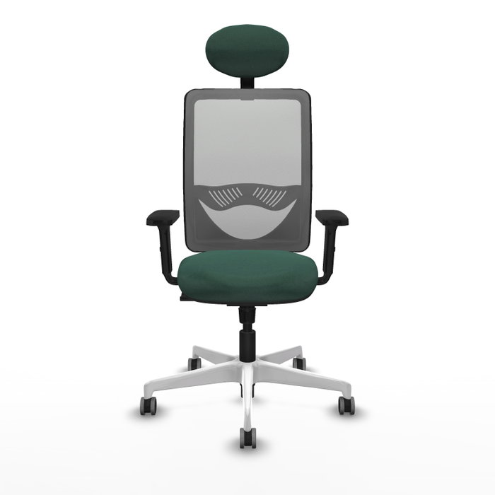 PIQUERAS Y CRESPO Silla de oficina Zulema con Mecanismo Sincro, Verde botella y Gris PIQUERAS Y CRESPO Silla de oficina Zulema con Mecanismo Sincro, Verde botella y Gris