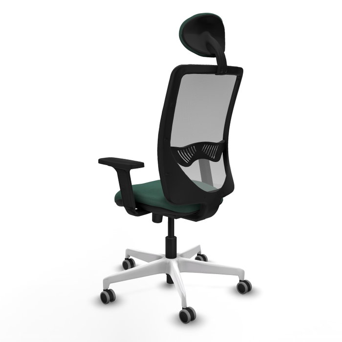 PIQUERAS Y CRESPO Silla de oficina Zulema con Mecanismo Sincro, Verde botella y Gris PIQUERAS Y CRESPO Silla de oficina Zulema con Mecanismo Sincro, Verde botella y Gris