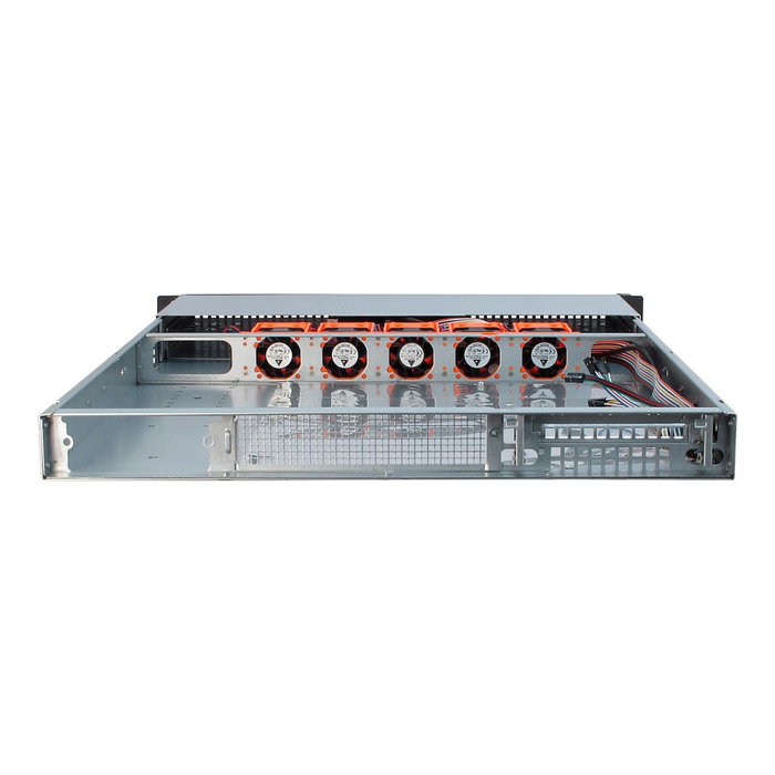 Inter-Tech 1U-10265 Servidor de Estante 19 pulgadas Negro