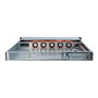 Inter-Tech 1U-10265 Servidor de Estante 19 pulgadas Negro