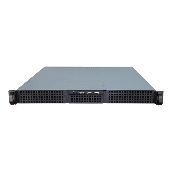 Inter-Tech 1U-10265 Servidor de Estante 19 pulgadas Negro