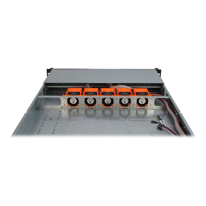 Inter-Tech 1U-10265 Servidor de Estante 19 pulgadas Negro