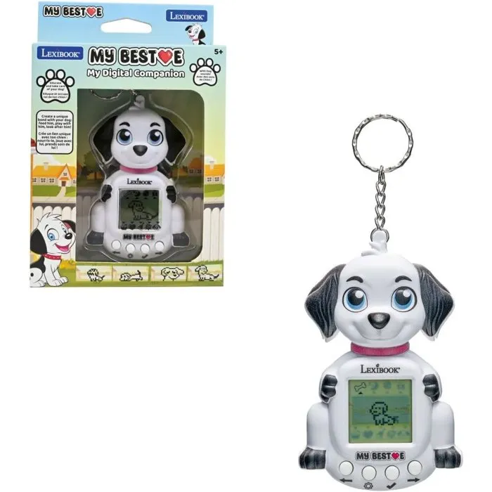 Lexibook Consola de Juegos My Best-E Virtual Pet Companion - Perro, Más de 1900 Animaciones, 3 Minijuegos, Llavero, Para Mayores de 5 Años Lexibook Consola de Juegos My Best-E Virtual Pet Companion - Perro, Más de 1900 Animaciones, 3 Minijuegos, Llavero, Para Mayores de 5 Años