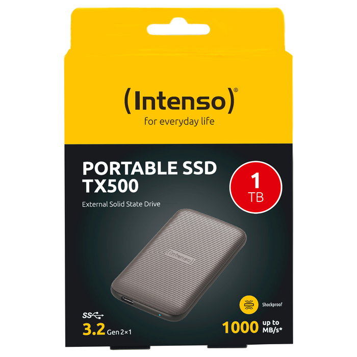 Intenso TX500 SSD Externo 1 TB Marrón