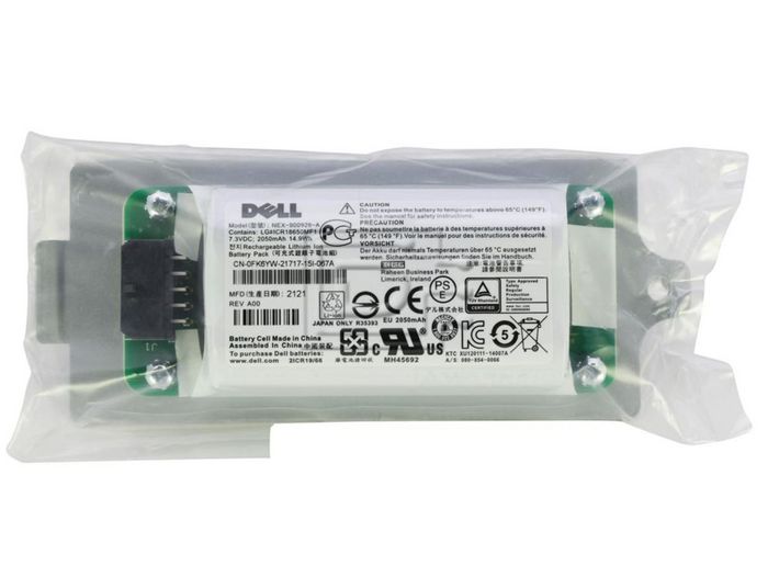 Dell Kit Accesorio Batería de Respaldo, 2 Celdas, Iones de Litio, 7.3 Voltios