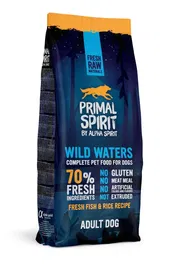 Alpha Spirit Primal Spirit Canine Wild Waters 70% Pescado y Pollo Fresco 12 kg