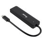 Equip Hub USB 3.2 Gen 1 con 2x USB-C y 2x USB-A Negro