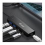 Equip Hub USB 3.2 Gen 1 con 2x USB-C y 2x USB-A Negro