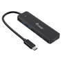 Equip Hub USB 3.2 Gen 1 con 2x USB-C y 2x USB-A Negro