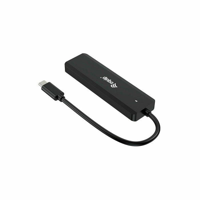 Equip Hub USB 3.2 Gen 1 con 2x USB-C y 2x USB-A Negro