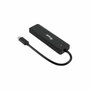 Equip Hub USB 3.2 Gen 1 con 2x USB-C y 2x USB-A Negro