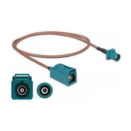 DeLOCK Cable de antena coaxial FAKRA Z > FAKRA Z RG-316 0,5 m 90004