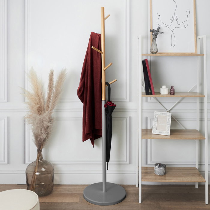 Home Deco Factory Perchero Miko Gris 180 cm