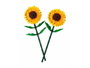 LEGO Botanicals Girasoles Juego de Construcción 191 Piezas