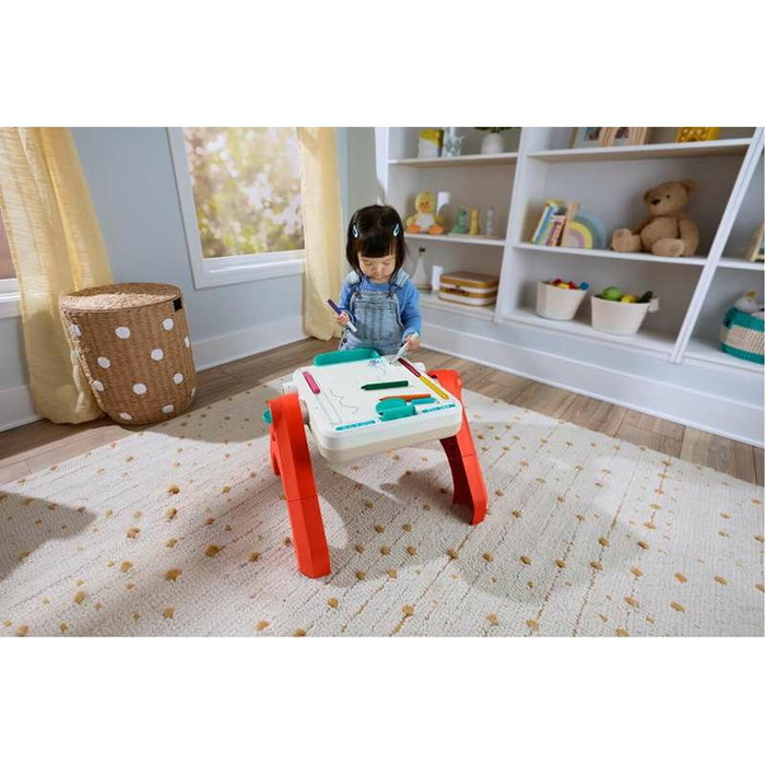 Fisher-Price Caballete y Mesa de Actividades 4 en 1 Ríe y Aprende