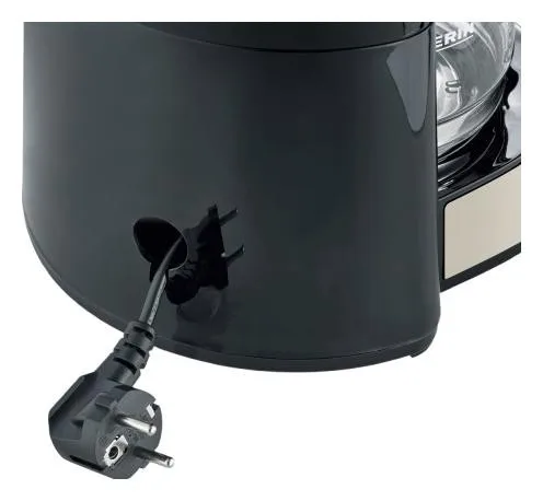 Severin KA 9575 Cafetera de Filtro Cremosa 1000W 1.25L Acero Inoxidable Negro