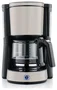Severin KA 9575 Cafetera de Filtro Cremosa 1000W 1.25L Acero Inoxidable Negro