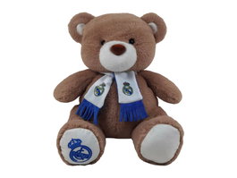 CYP BRANDS Peluche oso bufanda Real Madrid 32cm