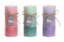 DKD Home Decor Vela Lila Verde 6.5 x 15 x 6.5 cm (12 Unidades)