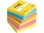 Post-it Bloc de notas adhesivas quita y pon 76x76 mm neon pack de 6 unidades colores surtidos