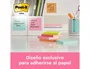 Post-it Pack de 6 Blocs de Notas Adhesivas Colores Neón Surtidos 76x76 mm