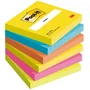 Post-it Pack de 6 Blocs de Notas Adhesivas Colores Neón Surtidos 76x76 mm