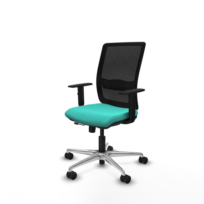 PIQUERAS Y CRESPO Silla de oficina Haches Turquesa y Negro PIQUERAS Y CRESPO Silla de oficina Haches Turquesa y Negro