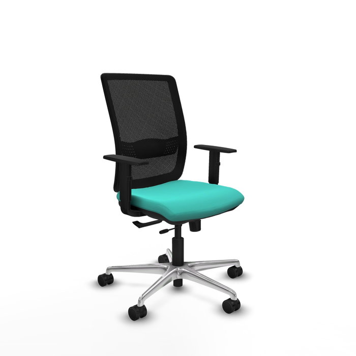 PIQUERAS Y CRESPO Silla de oficina Haches Turquesa y Negro PIQUERAS Y CRESPO Silla de oficina Haches Turquesa y Negro